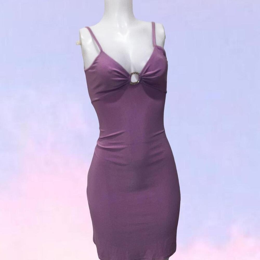Vintage 90s y2k lilac dress
